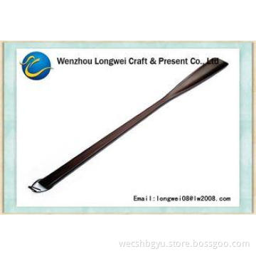 Extra long Customized logo printed plastic shoe horn for pr